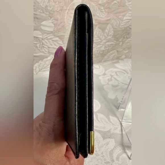 Dunhill Black Leather Wallet - UNISEX - Picture 10 of 11